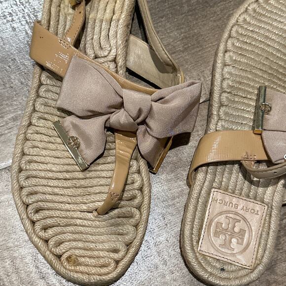 TORY BURCH Flat Thong Sandals 8 - Picture 3 of 7